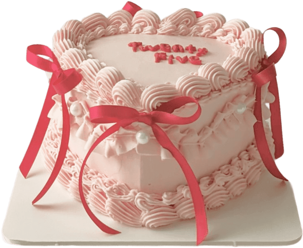 Korean-style custom celebration cake by Danine Cakes, Streatham