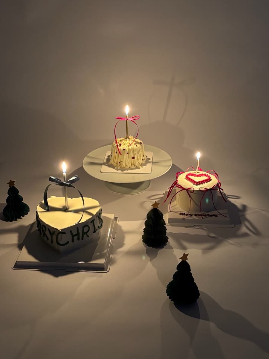 Candlelit Christmas — three designs glowing